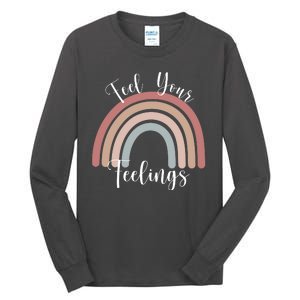 Feel Your Feelings Rainbow Tall Long Sleeve T-Shirt