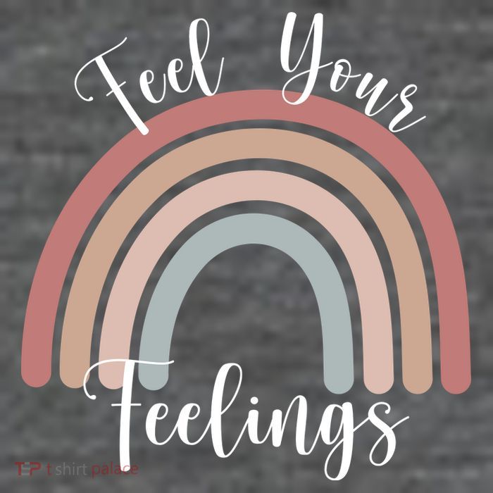 Feel Your Feelings Rainbow Toddler T-Shirt