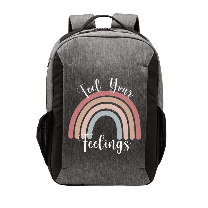 Feel Your Feelings Rainbow Vector Backpack