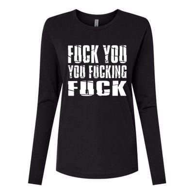 Fuck You Fucking Cool Sayings Hipster Womens Cotton Relaxed Long Sleeve T-Shirt