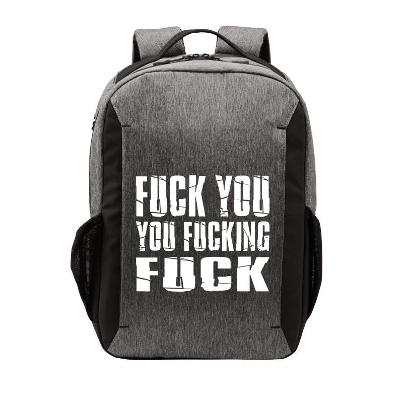 Fuck You Fucking Cool Sayings Hipster Vector Backpack