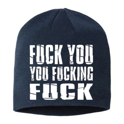 Fuck You Fucking Cool Sayings Hipster Sustainable Beanie