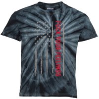 Fuck Your Feelings Vintage American US Flag Kids Tie-Dye T-Shirt