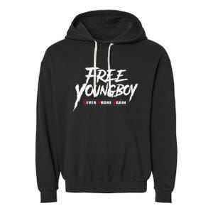 Free Y.O.U.N.G.B.O.Y Garment-Dyed Fleece Hoodie