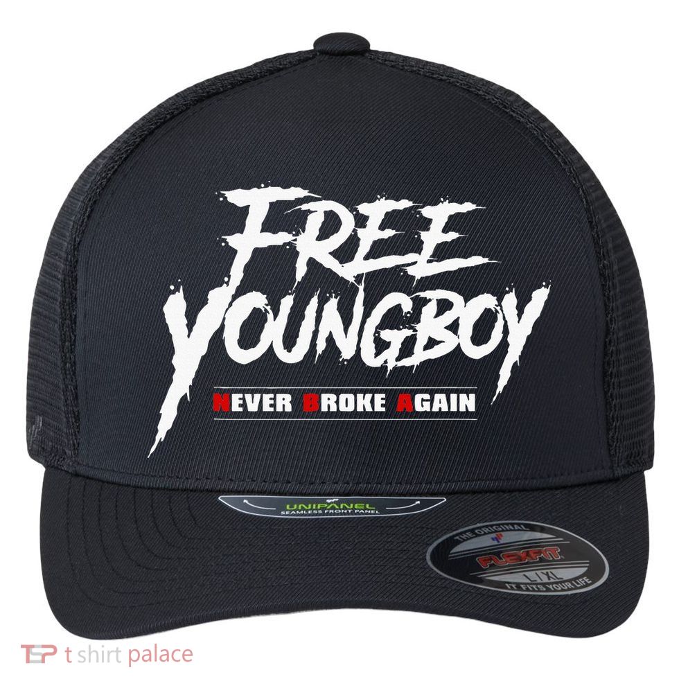 Free Y.O.U.N.G.B.O.Y Flexfit Unipanel Trucker Cap