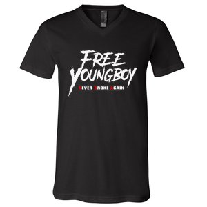 Free Y.O.U.N.G.B.O.Y V-Neck T-Shirt