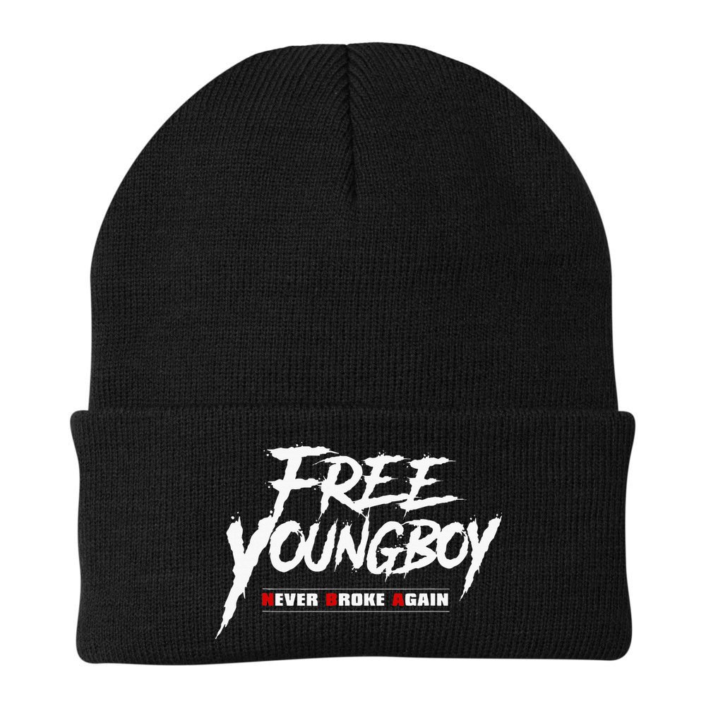 Free Y.O.U.N.G.B.O.Y Beanie