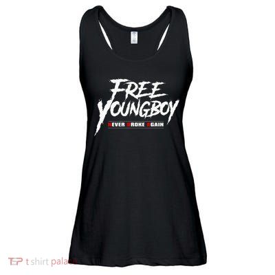 Free Y.O.U.N.G.B.O.Y Ladies Essential Flowy Tank