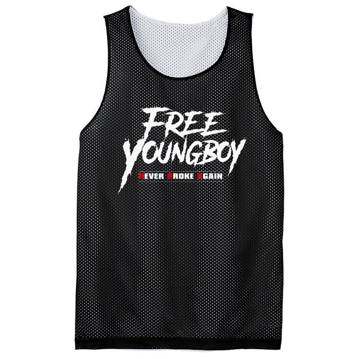 Free Y.O.U.N.G.B.O.Y Mesh Reversible Basketball Jersey Tank