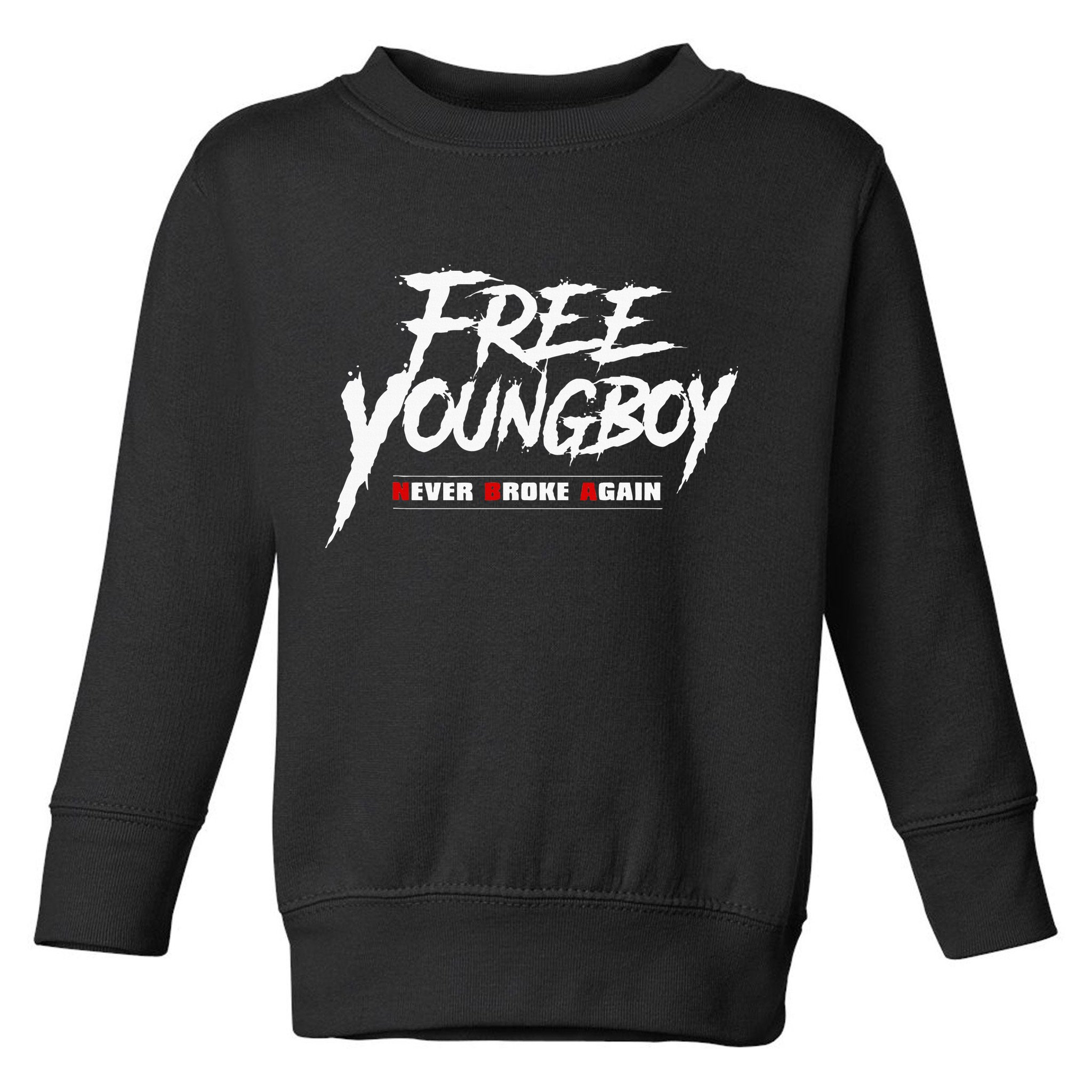 Free Y.O.U.N.G.B.O.Y Toddler Sweatshirt