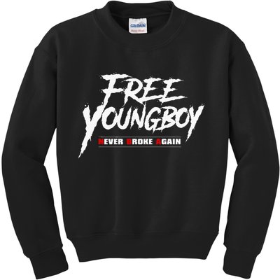 Free Y.O.U.N.G.B.O.Y Kids Sweatshirt