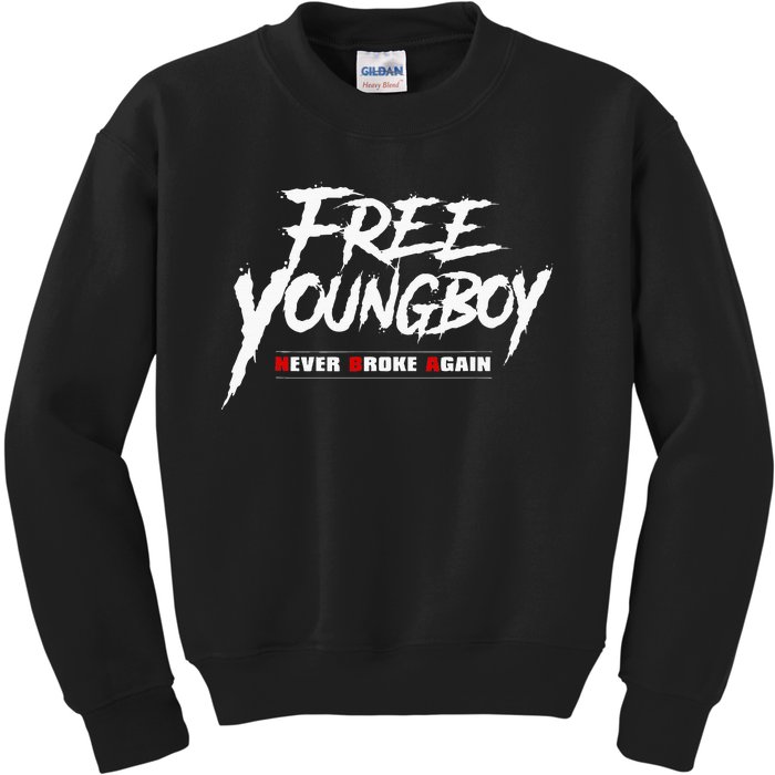 Free Y.O.U.N.G.B.O.Y Kids Sweatshirt