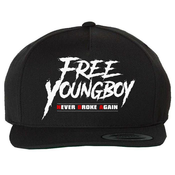 Free Y.O.U.N.G.B.O.Y Wool Snapback Cap