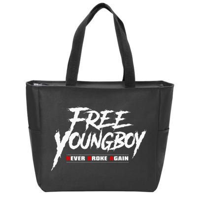 Free Y.O.U.N.G.B.O.Y Zip Tote Bag