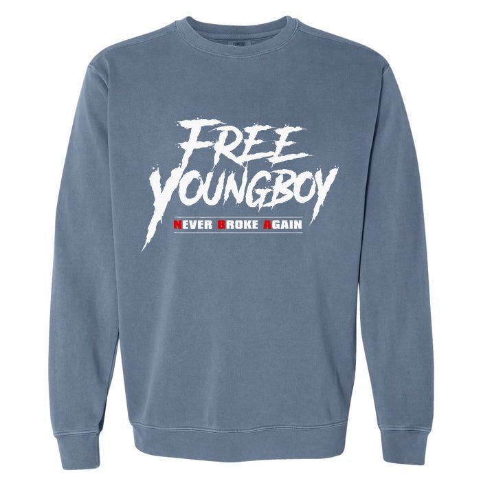 Free Y.O.U.N.G.B.O.Y Garment-Dyed Sweatshirt