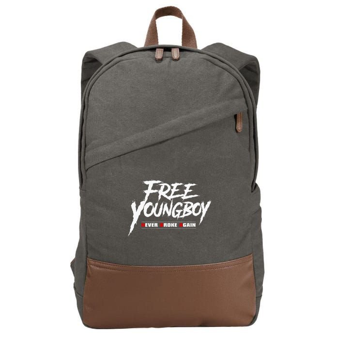 Free Y.O.U.N.G.B.O.Y Cotton Canvas Backpack