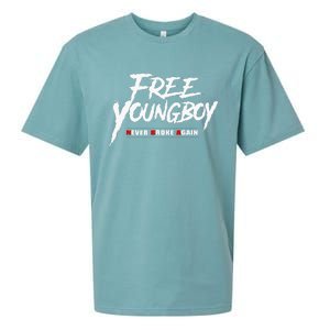 Free Y.O.U.N.G.B.O.Y Sueded Cloud Jersey T-Shirt