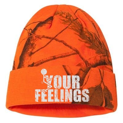 Fuck Your Feelings Kati Licensed 12" Camo Beanie