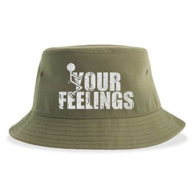 Fuck Your Feelings Sustainable Bucket Hat