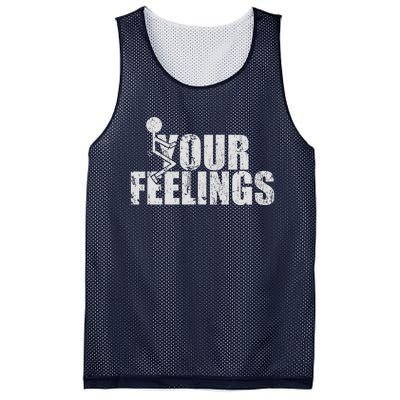 Fuck Your Feelings Mesh Reversible Basketball Jersey Tank