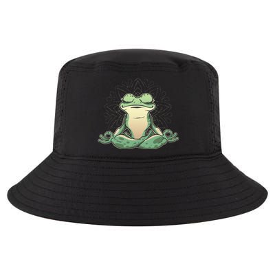 Funny Yoga Frog Meditating Zen For Yoga Frog Lovers Cool Comfort Performance Bucket Hat