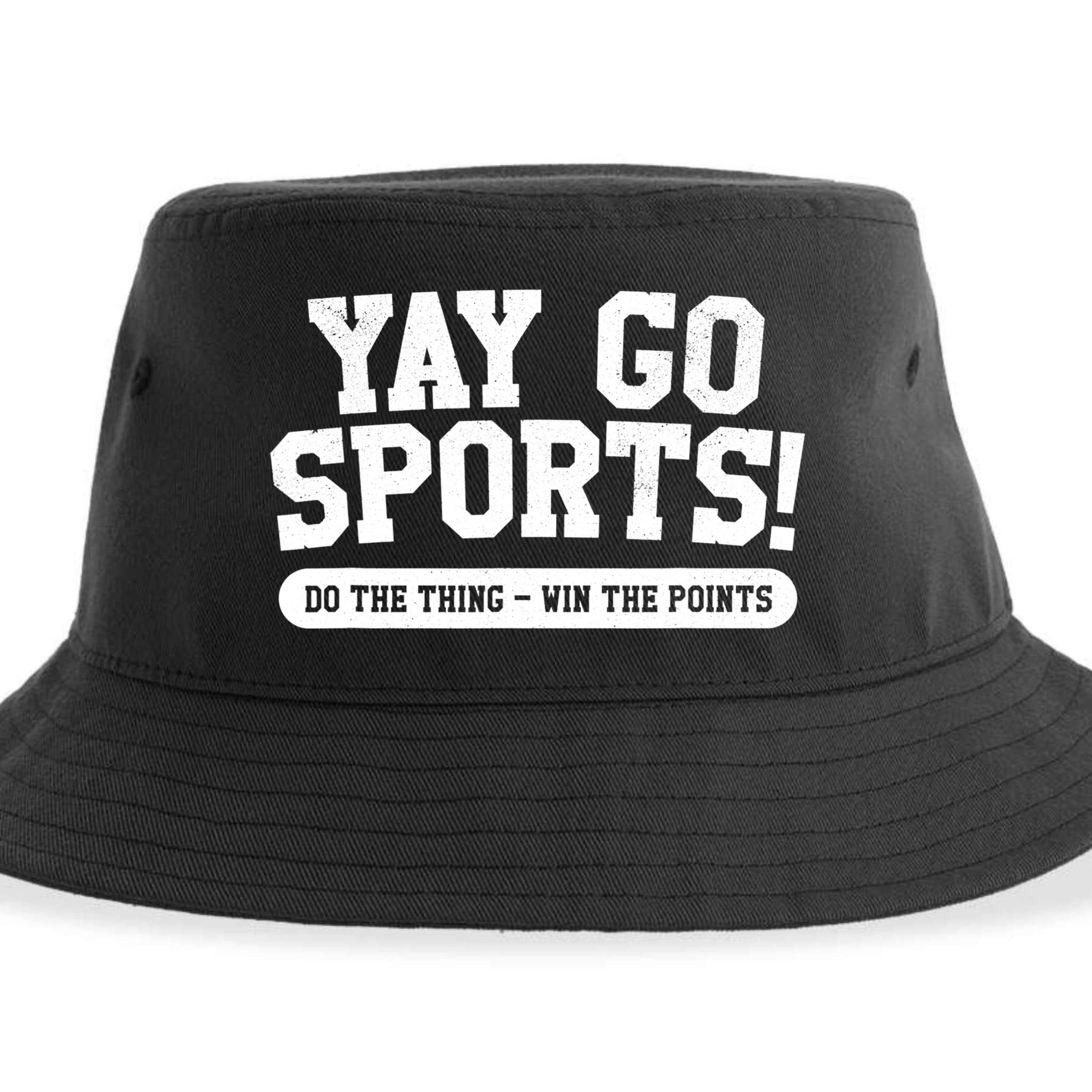 Funny Yay Go Sports Gift Funny Sports Gift Sustainable Bucket Hat