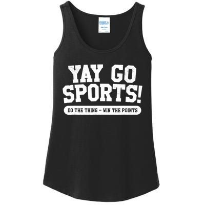 Funny Yay Go Sports Gift Funny Sports Gift Ladies Essential Tank