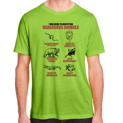 Funny Your Guide To Identifying Dangerous Animals Adult ChromaSoft Performance T-Shirt