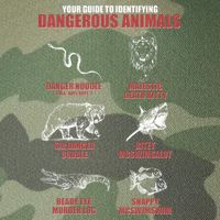 Funny Your Guide To Identifying Dangerous Animals Legacy Tie Dye Trucker Hat