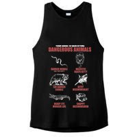 Funny Your Guide To Identifying Dangerous Animals Ladies PosiCharge Tri-Blend Wicking Tank