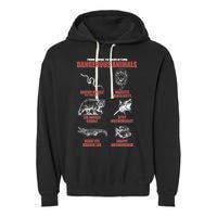 Funny Your Guide To Identifying Dangerous Animals Garment-Dyed Fleece Hoodie