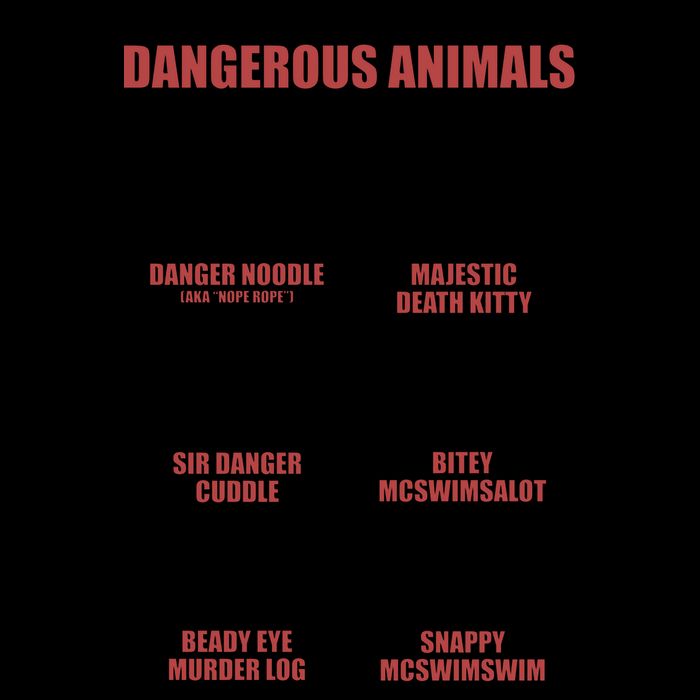 Funny Your Guide To Identifying Dangerous Animals 16oz Travel Tumbler