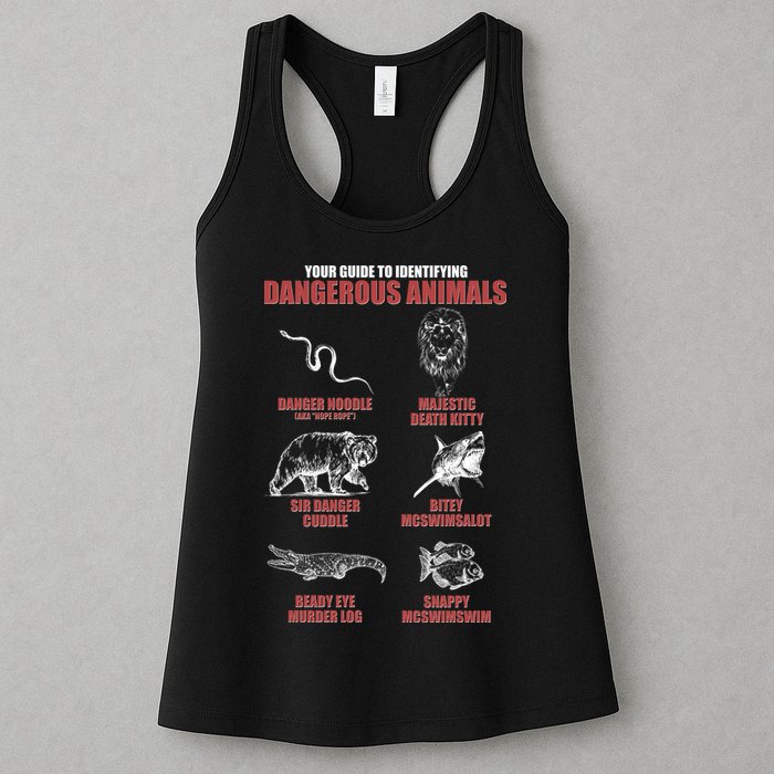 Funny Your Guide To Identifying Dangerous Animals Womens Tank Top