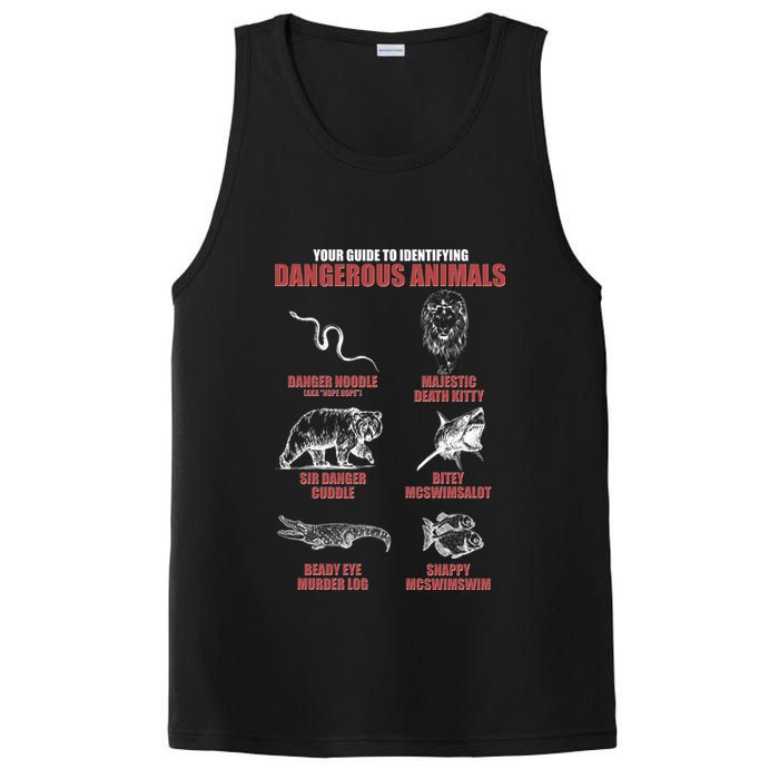 Funny Your Guide To Identifying Dangerous Animals PosiCharge Competitor Tank