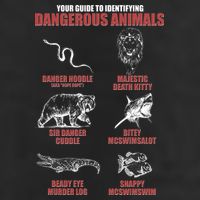 Funny Your Guide To Identifying Dangerous Animals Microfiber Hand Towel
