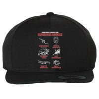 Funny Your Guide To Identifying Dangerous Animals Wool Snapback Cap