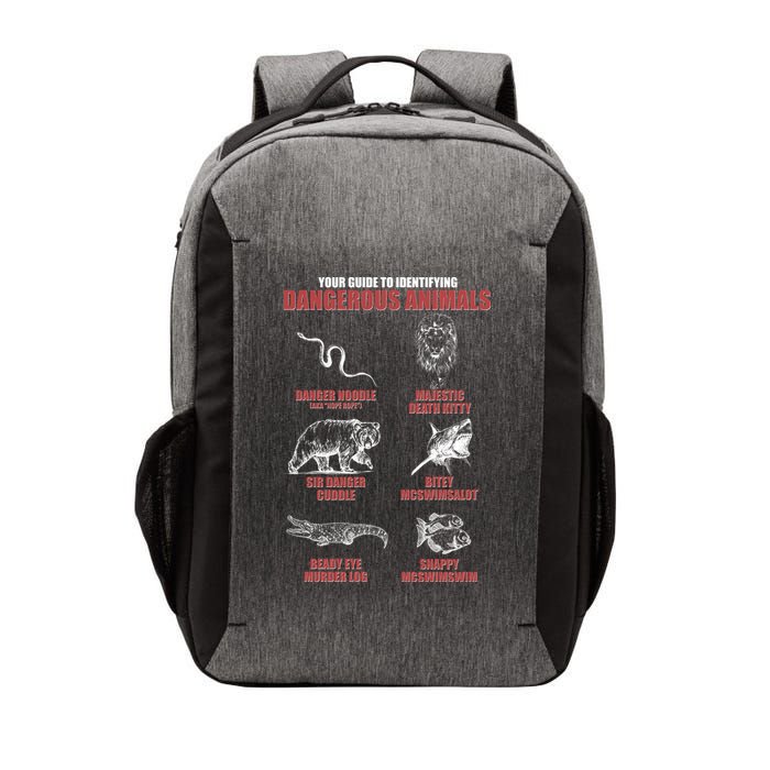 Funny Your Guide To Identifying Dangerous Animals Vector Backpack