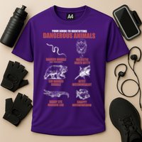 Funny Your Guide To Identifying Dangerous Animals Performance Shirt