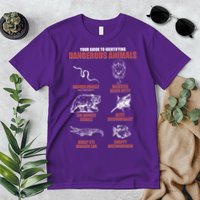 Funny Your Guide To Identifying Dangerous Animals Premium T-Shirt