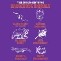 Funny Your Guide To Identifying Dangerous Animals Premium T-Shirt
