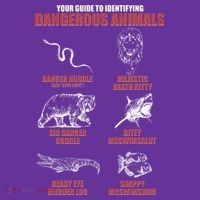 Funny Your Guide To Identifying Dangerous Animals Baby Bodysuit