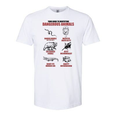 Funny Your Guide To Identifying Dangerous Animals Softstyle® CVC T-Shirt