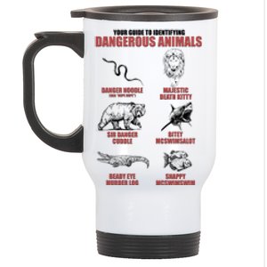 Funny Your Guide To Identifying Dangerous Animals Stainless Steel Travel Mug