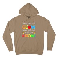 Funny You Glow Show What You Know Teacher Test Day Women Hoodie