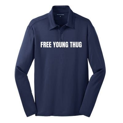 Free Youn G Thug Silk Touch Performance Long Sleeve Polo