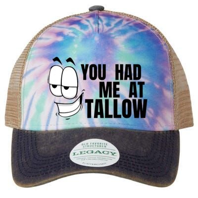 Funny You Had Me At Tallow Replace Seed Oils Maha Be Heathy Legacy Tie Dye Trucker Hat