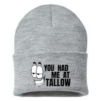 Funny You Had Me At Tallow Replace Seed Oils Maha Be Heathy Sustainable Knit Beanie