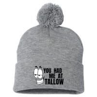 Funny You Had Me At Tallow Replace Seed Oils Maha Be Heathy Pom Pom 12in Knit Beanie