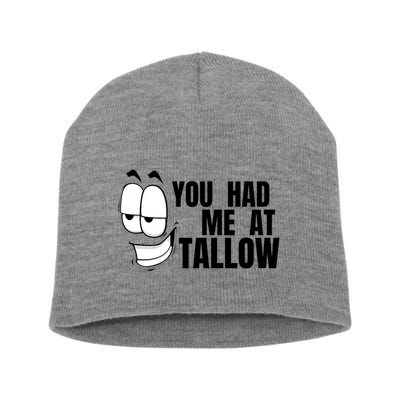 Funny You Had Me At Tallow Replace Seed Oils Maha Be Heathy Short Acrylic Beanie