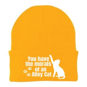 Funny You Have The Morals Of An Alley Cat Gift Knit Cap Winter Beanie